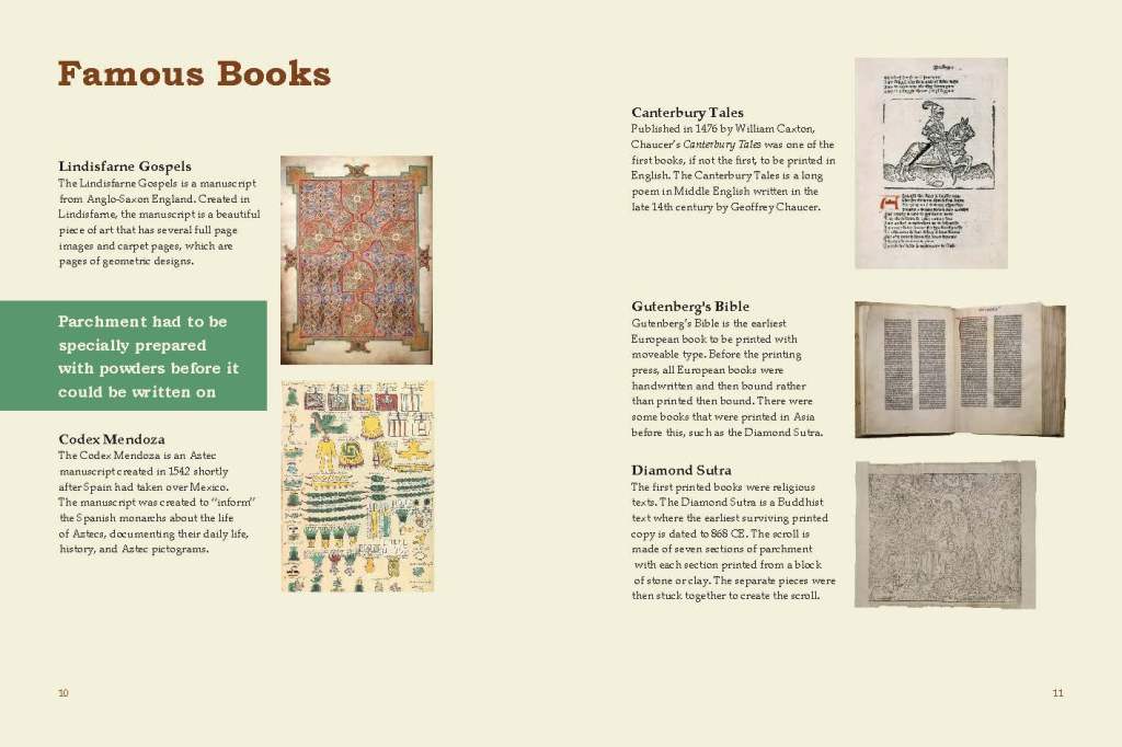Final version of the famous books spread.